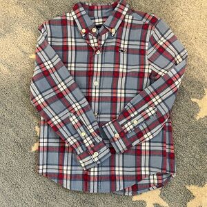Vineyard Vines Plaid Kids Shirt - size 4